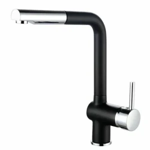 Grifo Monomando Rousseau 4060558 Gris Acero Inoxidable Latón